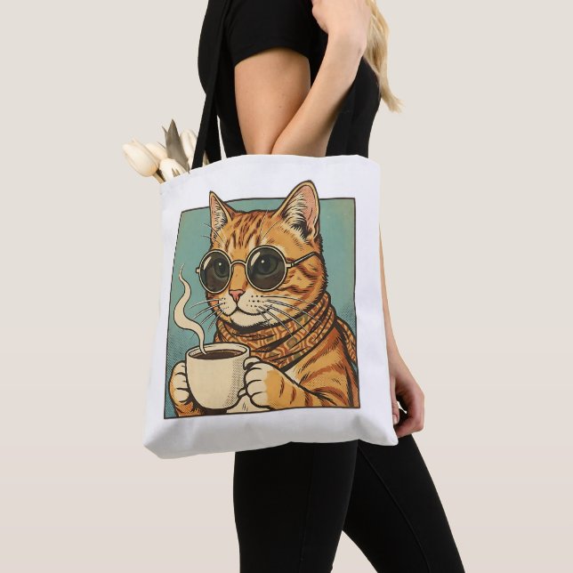 Cool Cat Coffee Retro Style Design for Cat Lovers (Von Nahem)