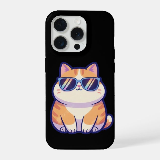 Cool Cat Phone Case – Stylish Protection with Atti iPhone Hülle (Rückseite)