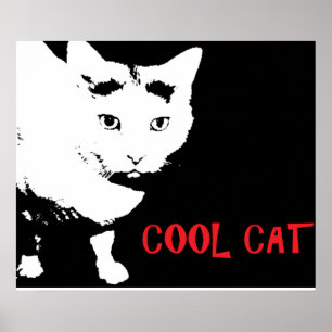 COOL CAT POSTER auf Deutsch