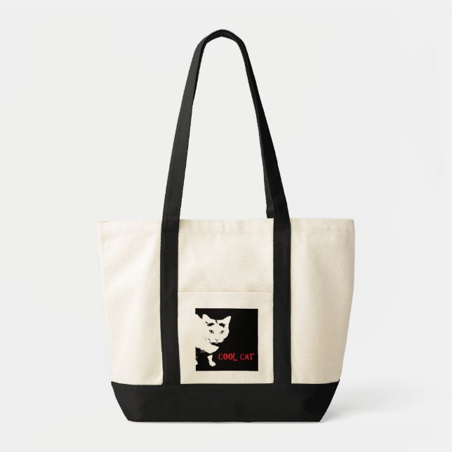 COOL CAT TOTE BAG TRAGETASCHE (Vorne)