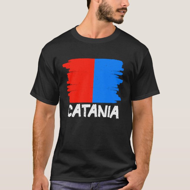 Cool Catania Flag T-Shirt (Vorderseite)