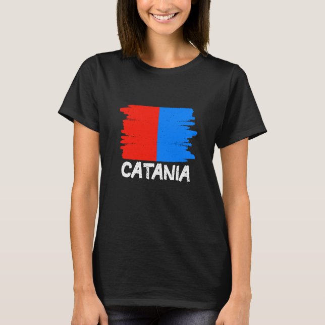 Cool Catania Flag T-Shirt (Vorderseite)