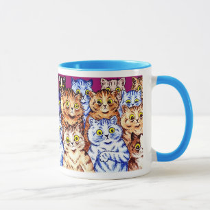Cool Cats Mug von Louis Wain Tasse