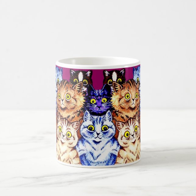 Cool Cats Tasse von Louis Wain (Mittel)