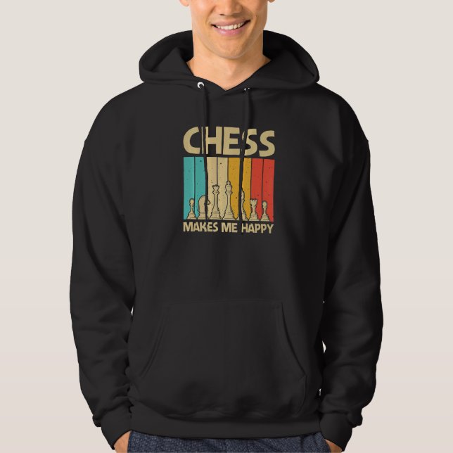 Cool Chess For Men Women Piece Chess Player Coach  Hoodie (Vorderseite)