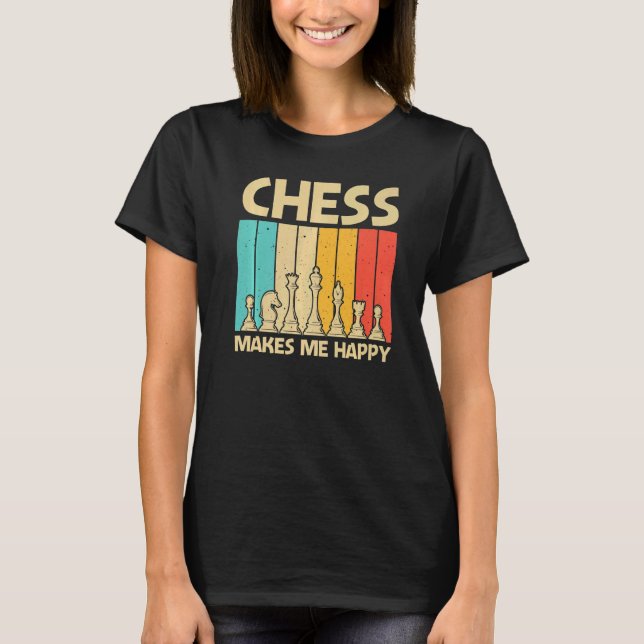 Cool Chess For Men Women Piece Chess Player Coach  T-Shirt (Vorderseite)