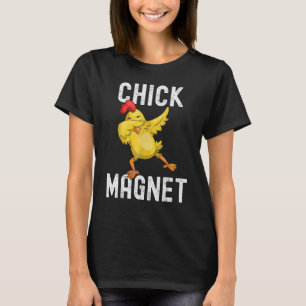 Cool Chick Magnet Dabbing Chicken Happy Oster T-Shirt