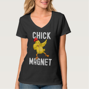 Cool Chick Magnet Dabbing Chicken Happy Oster T-Shirt