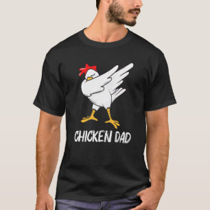 Cool Chicken für Papa Papa Dabbing Hausgeflügel Po T-Shirt