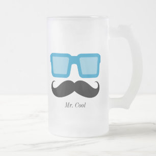 Cool Chill Mattiert Mustache Tasse