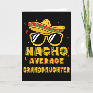 Cool Cinco De Mayo Nacho Durchschnittliche Enkelin Karte