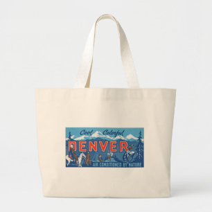 Cool Colorful Denver Jumbo Stoffbeutel