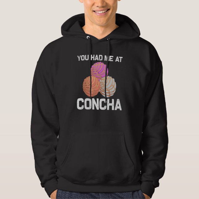 Cool Concha For Men Women Pan Dulce Latin Mexican  Hoodie (Vorderseite)
