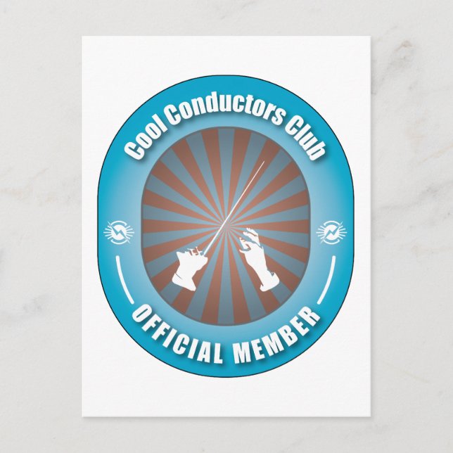 Cool Conducteur Club Postkarte (Vorderseite)
