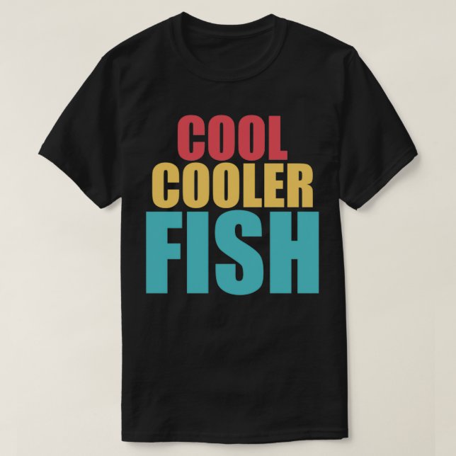 Cool Coolere Fische T-Shirt (Design vorne)