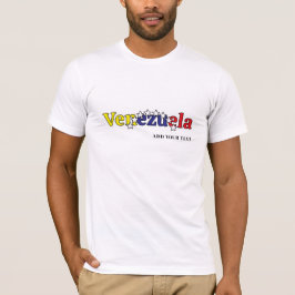 cool country flag customize men's Venezuelan 2 T-Shirt