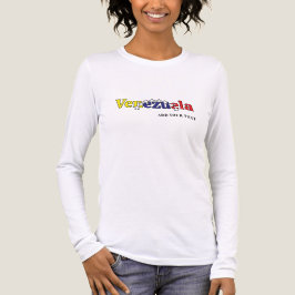 cool country flag customize women's Venezuelan 2 Tri-Blend Shirt