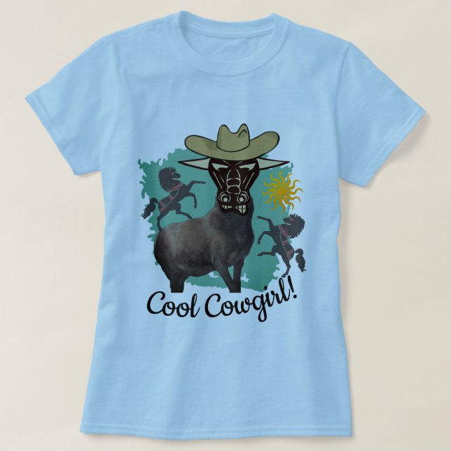 Cool Cowgirl T-Shirt (Design vorne)