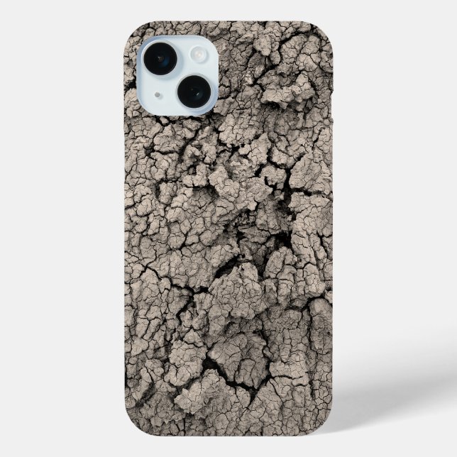 Cool Cracked Earth Dirt Textur Case-Mate iPhone Hülle (Rückseite)