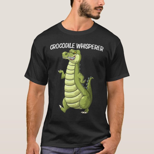 Cool Crocodile For Men Women Alligator Reptile Ani T-Shirt (Vorderseite)
