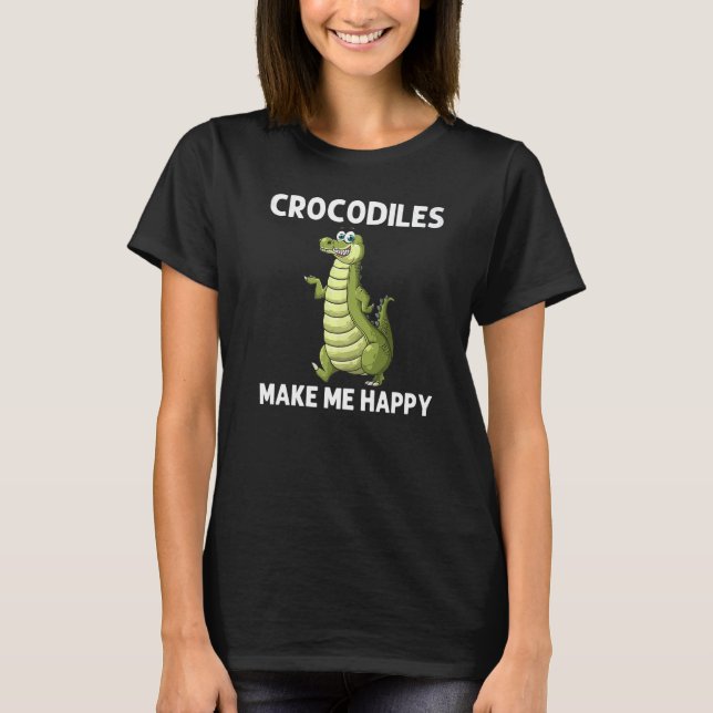 Cool Crocodile For Men Women Alligator Zookeeper Z T-Shirt (Vorderseite)