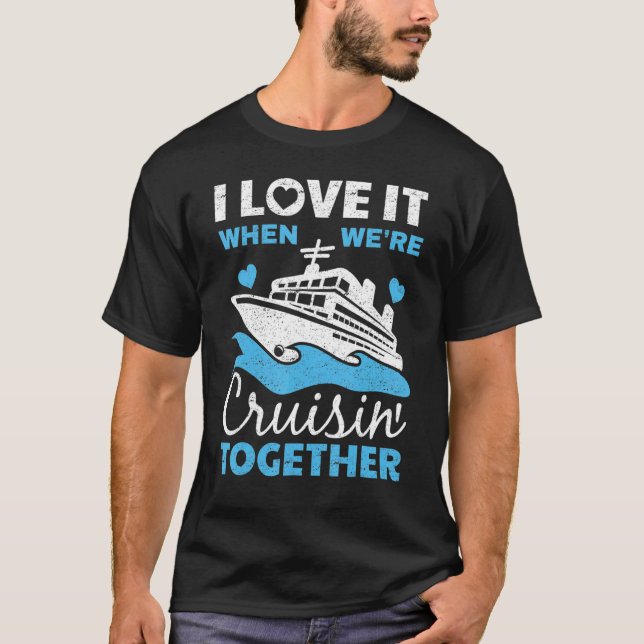 Cool Cruise Men Women Cruise Ship Couple Family Va T-Shirt (Vorderseite)