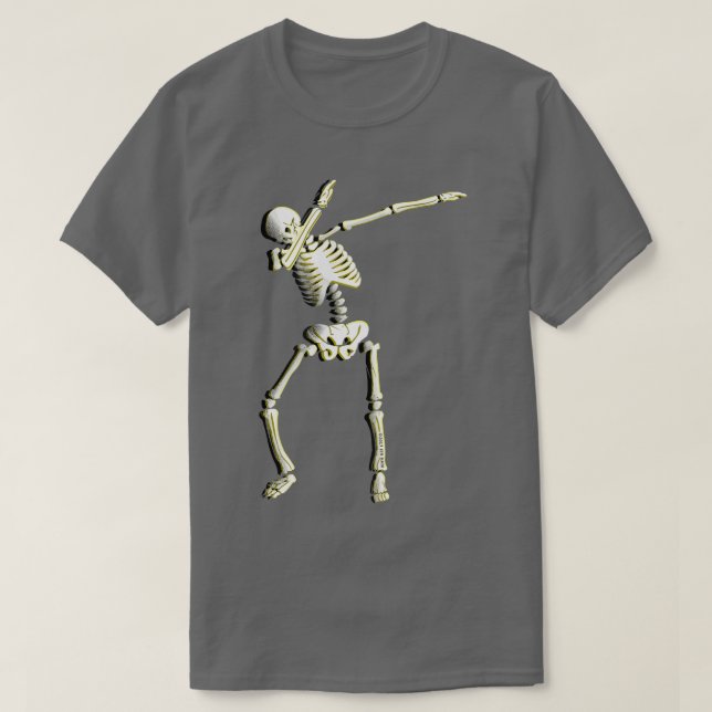 Cool Dabbing Skeleton Shirt Funny Cinco de Mayo Gi (Design vorne)
