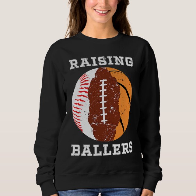 Cool  Dad Father Men Basketball  Football Baseball Sweatshirt (Vorderseite)