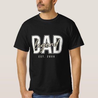 Cool Dad Legende seit 20XX T-Shirt