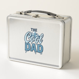 Cool Dad Mountain Vintage Grafikdesign_1 Metall Brotdose