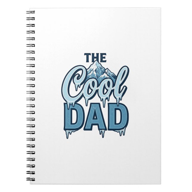 Cool Dad Mountain Vintage Grafikdesign_1 Notizblock (Vorderseite)