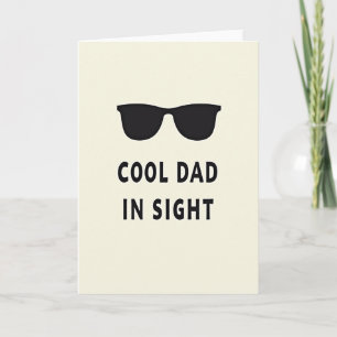 Cool Dad Silhouette Karte