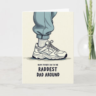 Cool Dad Sportschuh Vatertagskarte Karte