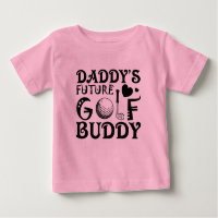 Cool Daddy future golf buddy word art baby girl