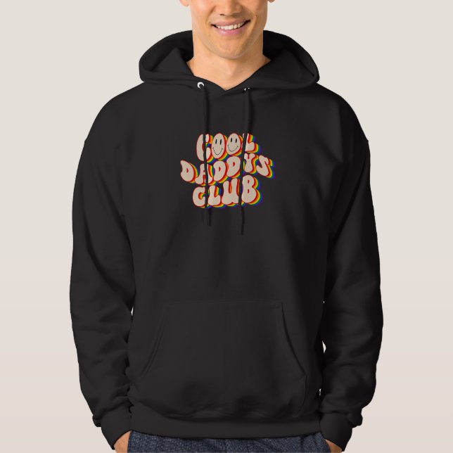 Cool Daddys Club LGBTQ Pride Gay Pride Rainbow LGB Hoodie (Vorderseite)