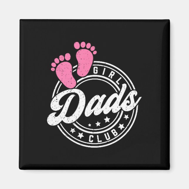 Cool Dads Club Father's Day From Daughter Funny Da Magnet (Vorne)