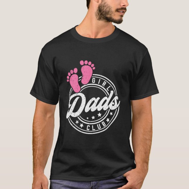 Cool Dads Club Father's Day From Daughter Funny Da T-Shirt (Vorderseite)