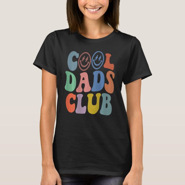 Cool Dads Club  New Dad  Father's Day T-Shirt (Vorderseite)