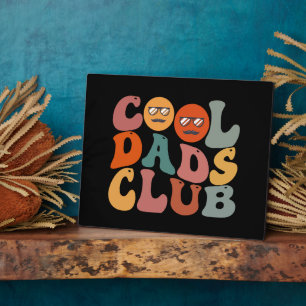 Cool Dads Club Papa Vatertag Retro Groovy Fotoplatte