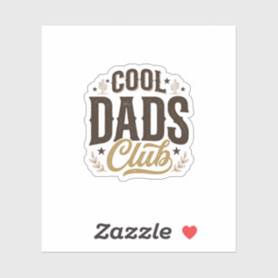Cool Dads Club Vintage Dad Shirt Design_1 Aufkleber