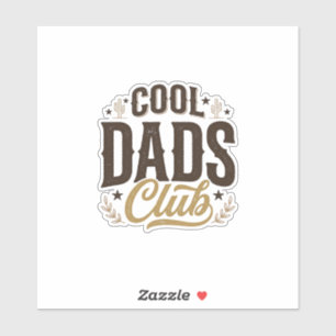 Cool Dads Club Vintage Dad Shirt Design_1 Aufkleber