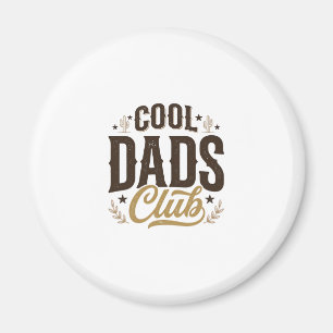 Cool Dads Club Vintage Dad Shirt Design_1 Magnet