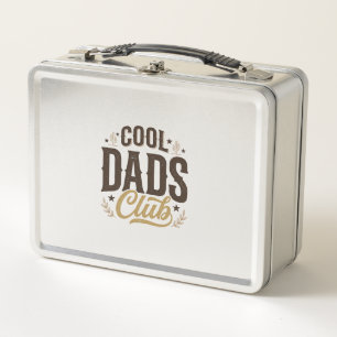 Cool Dads Club Vintage Dad Shirt Design_1 Metall Brotdose