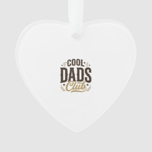 Cool Dads Club Vintage Dad Shirt Design_1 Ornament