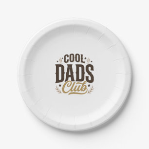 Cool Dads Club Vintage Dad Shirt Design_1 Pappteller