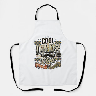 Cool Dads Club Vintage Gravur Dad Shirt Design_ Schürze
