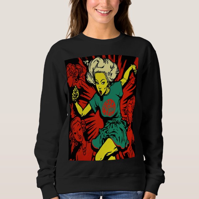 Cool Dancing Mom Retro Streetwear Dancer Mom  1 Sweatshirt (Vorderseite)