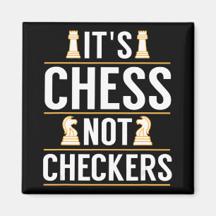 cool das ist Schach nicht Dame Dame-Spieler-Gesche Magnet