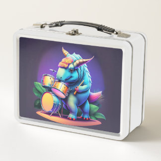 Cool Dinosaur Metal Lunchbox