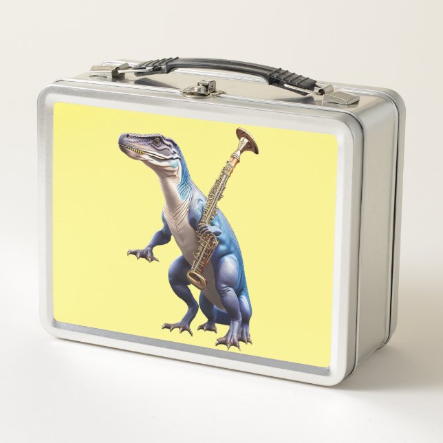 Cool Dinosaur Metal Lunchbox (Vorderseite)